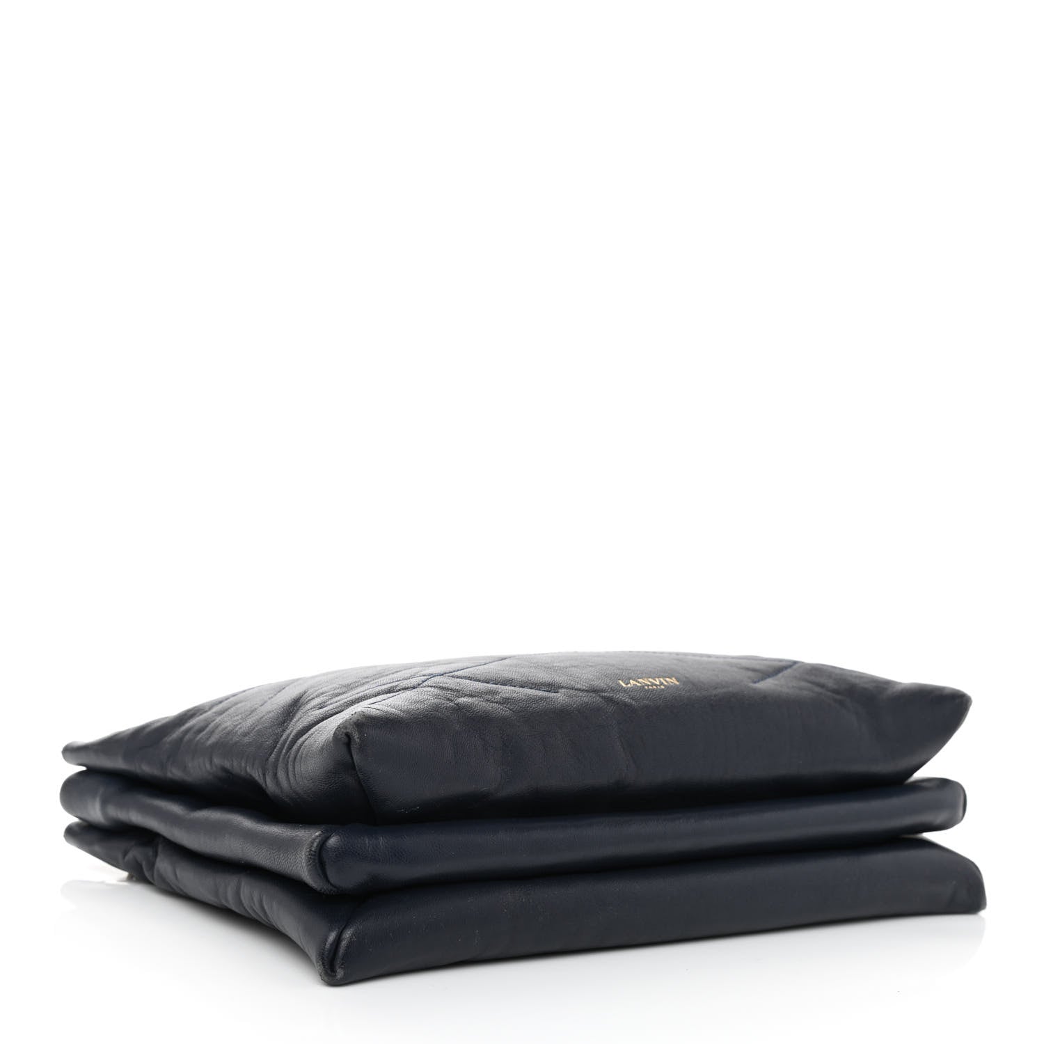 Lanvin Lambskin Quilted Small Sugar Shoulder Bag Navy 3 of 12