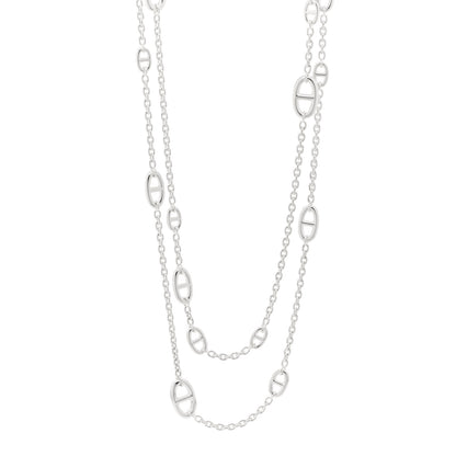 Hermes Sterling Silver Farandole Necklace 160 1 of 6