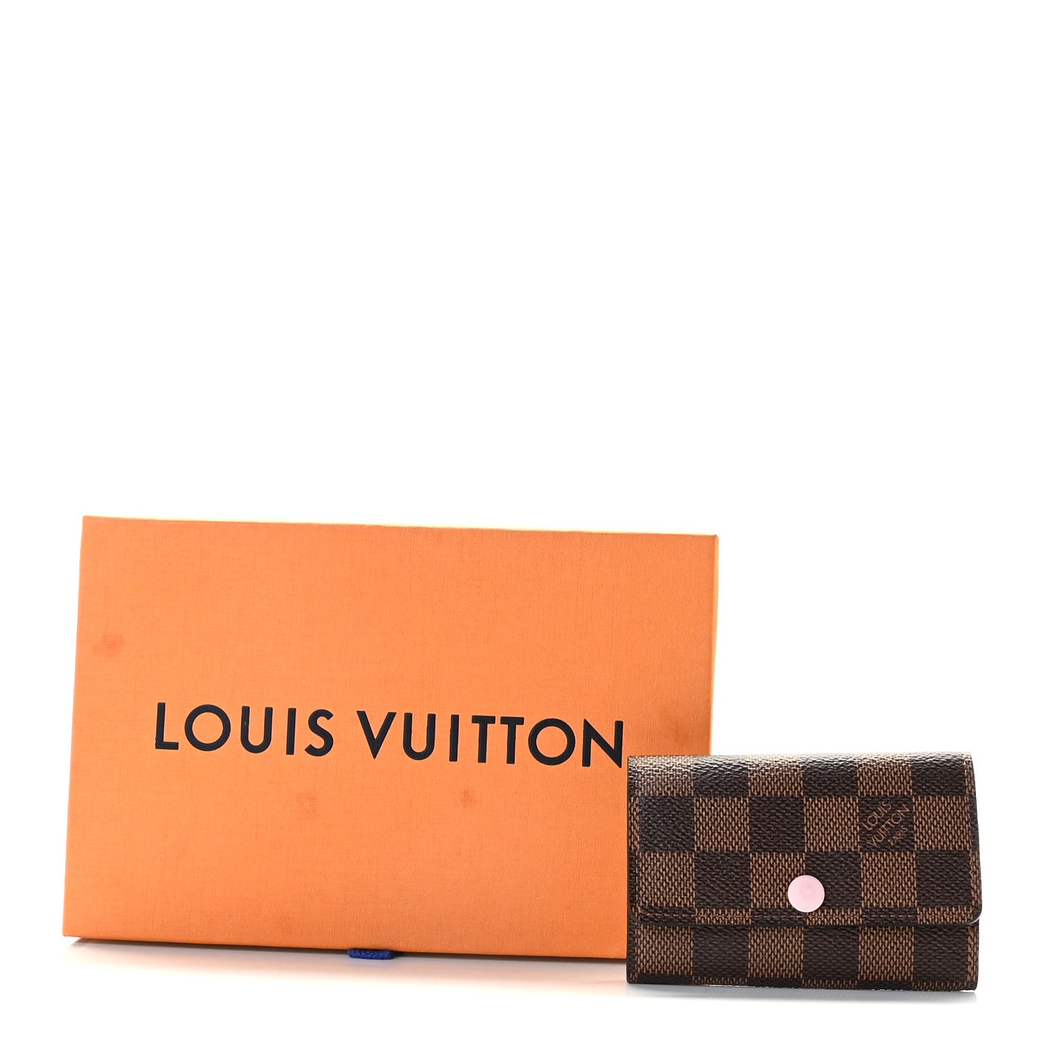Louis Vuitton Damier Ebene Multicles 6 Key Holder Rose Ballerine 9 of 9