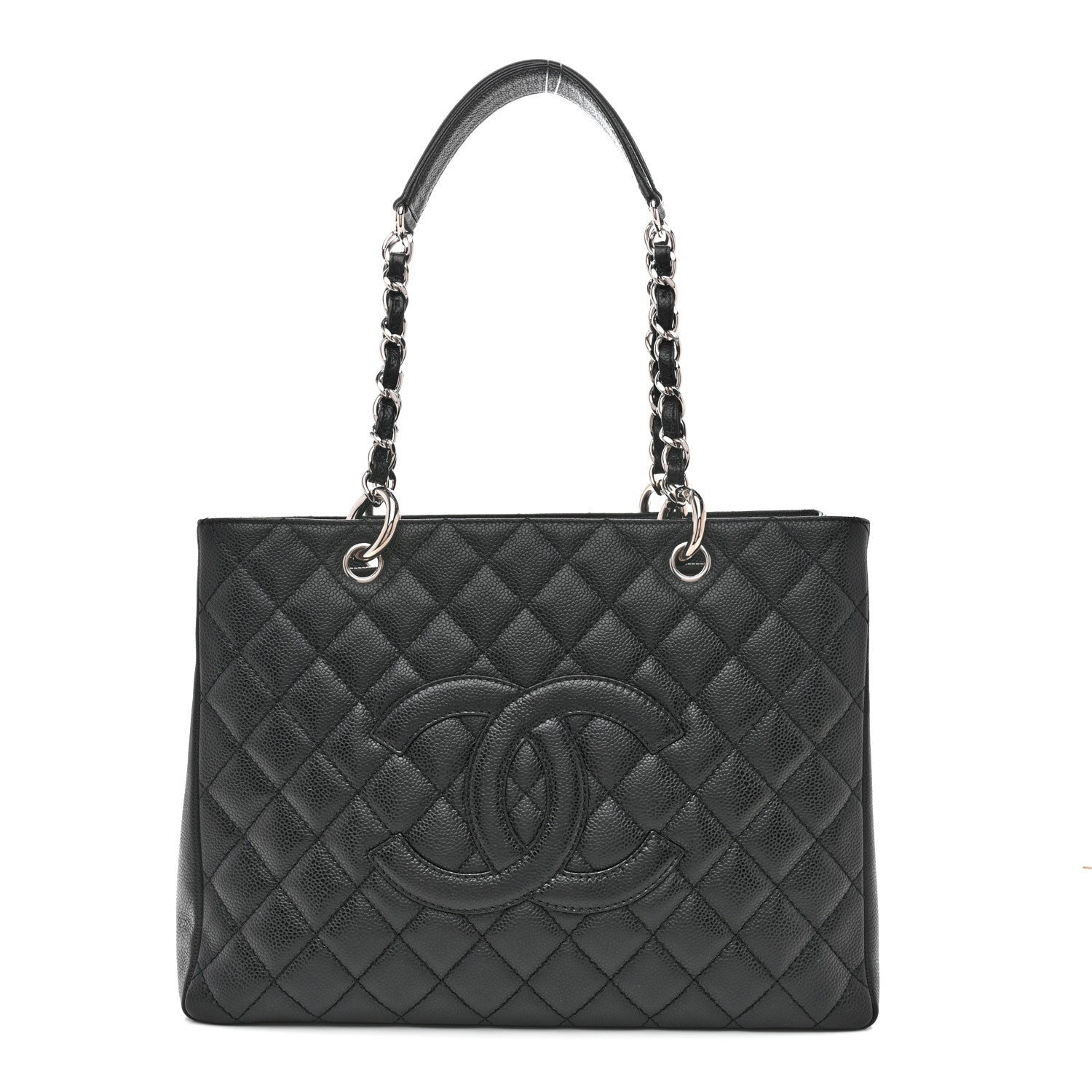 Chanel Caviar Quilted Grand Shopping Tote GST Black 1 of 12