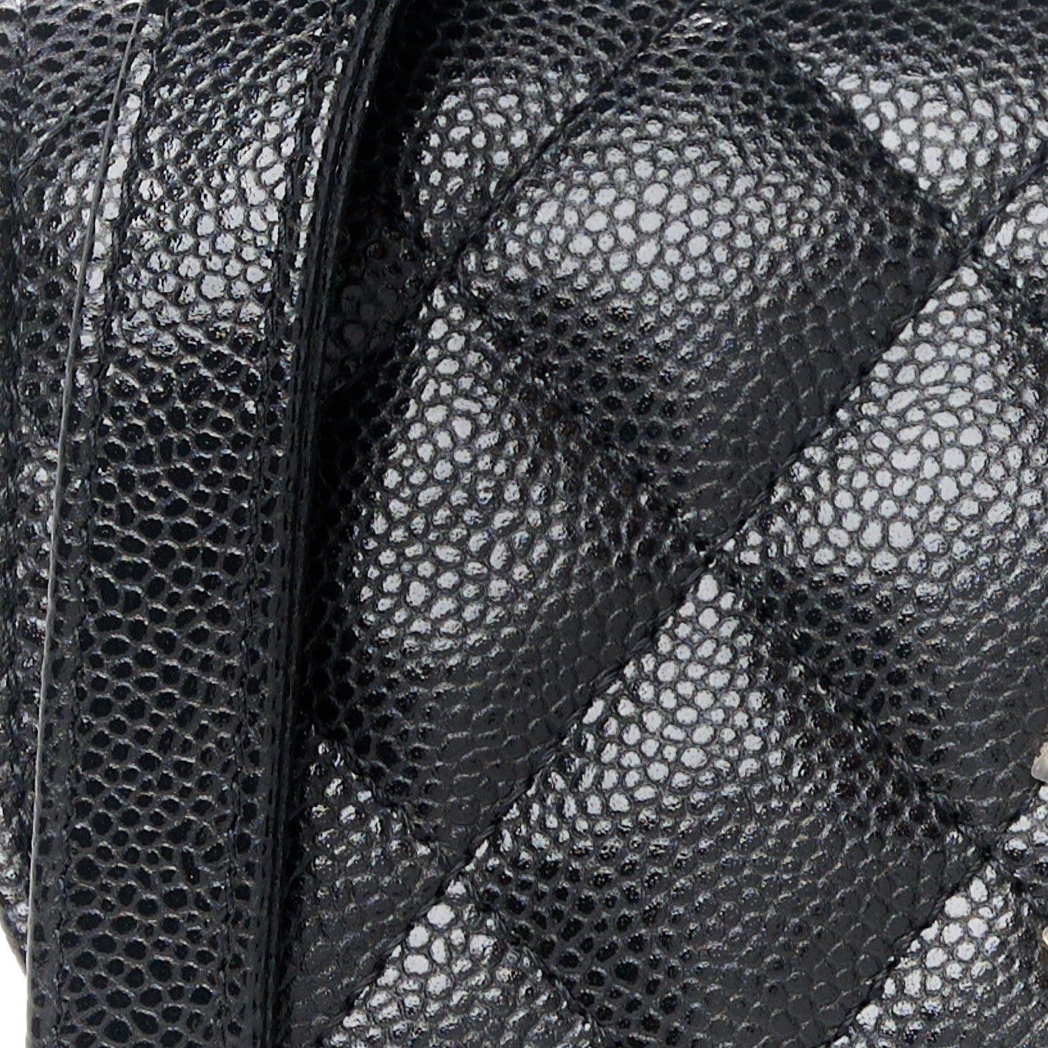 Chanel Caviar Quilted Business Affinity Clutch With Chain Black 9 of 12