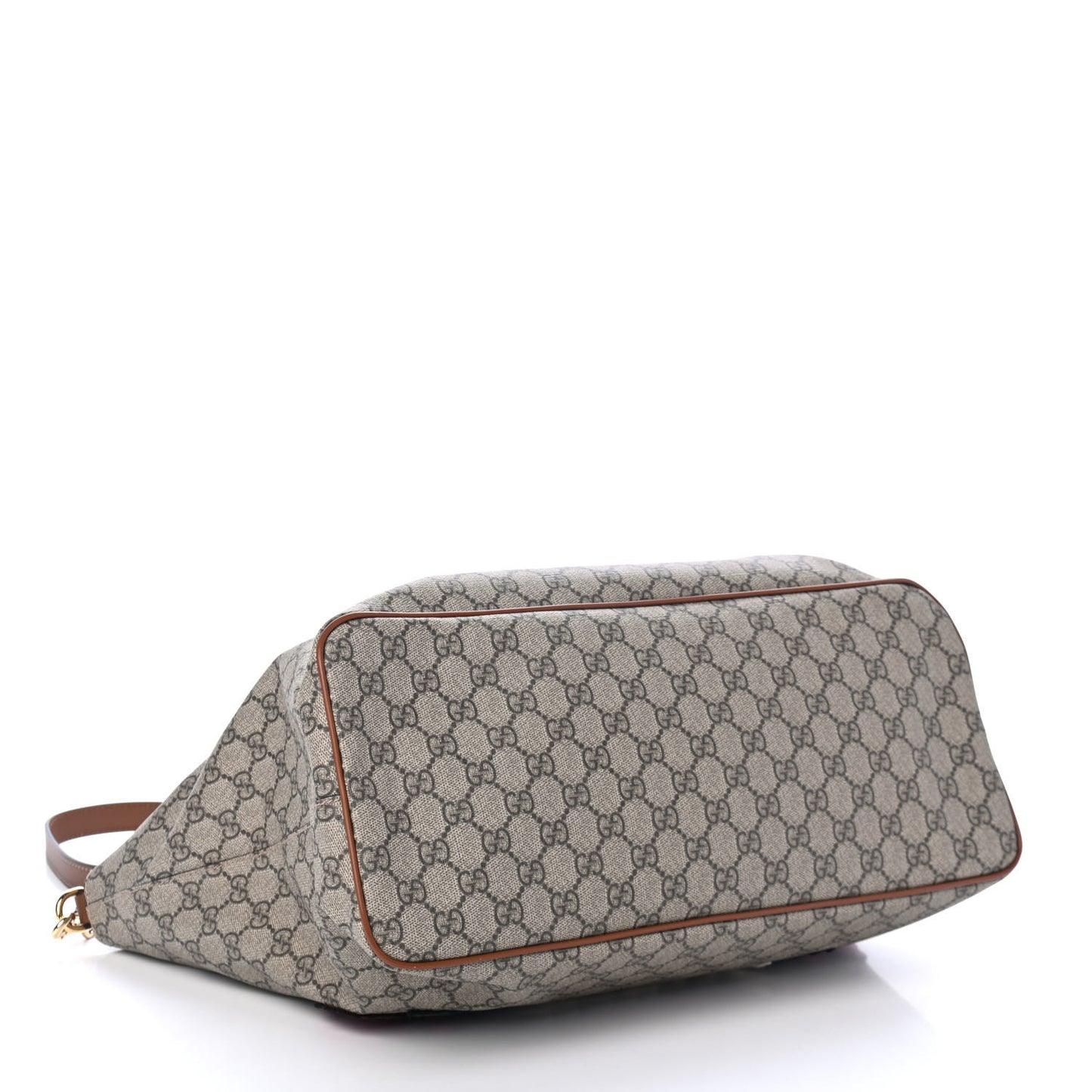 Soft GG Supreme Monogram Blind For Love Embroidered Medium Crossbody Tote Beige Tuscany Multicolor