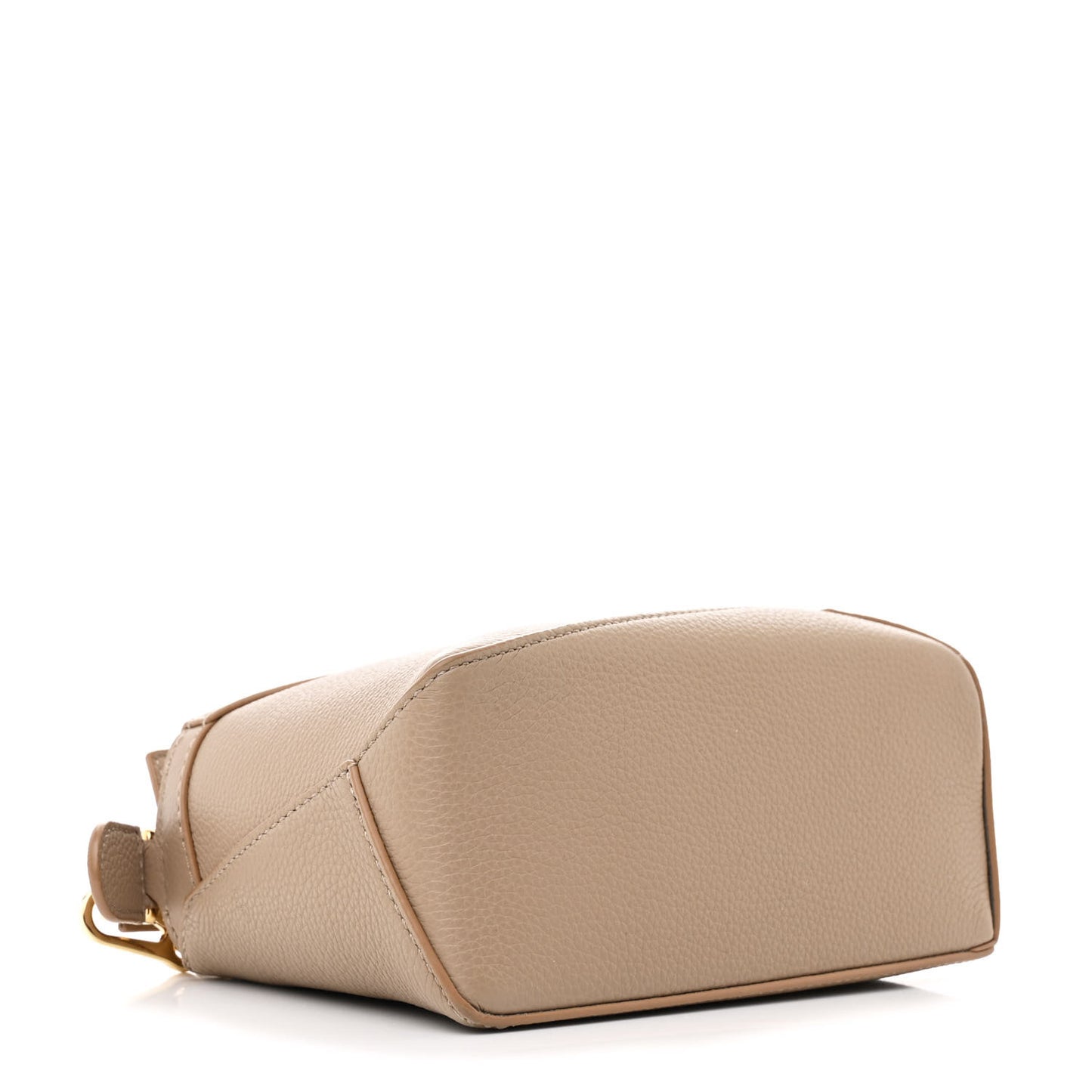 Calfskin Mini Puzzle Edge Bag Sand