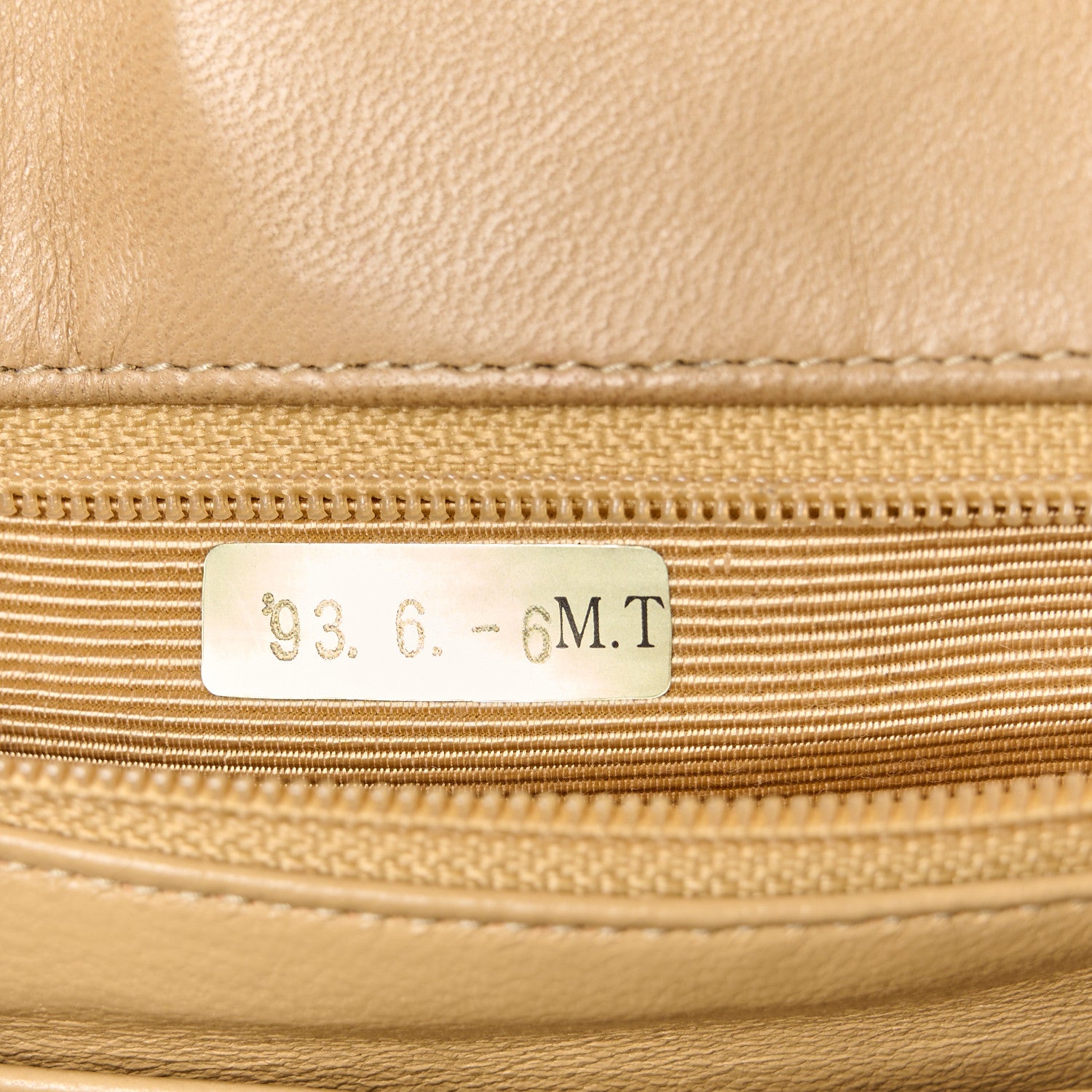 Chanel Lambskin Vertical Quilted Small Flap Beige Black 6 of 14
