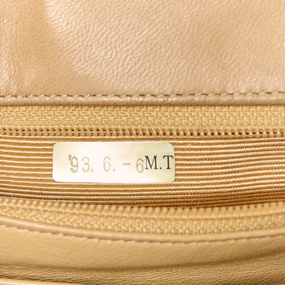 Chanel Lambskin Vertical Quilted Small Flap Beige Black 6 of 14