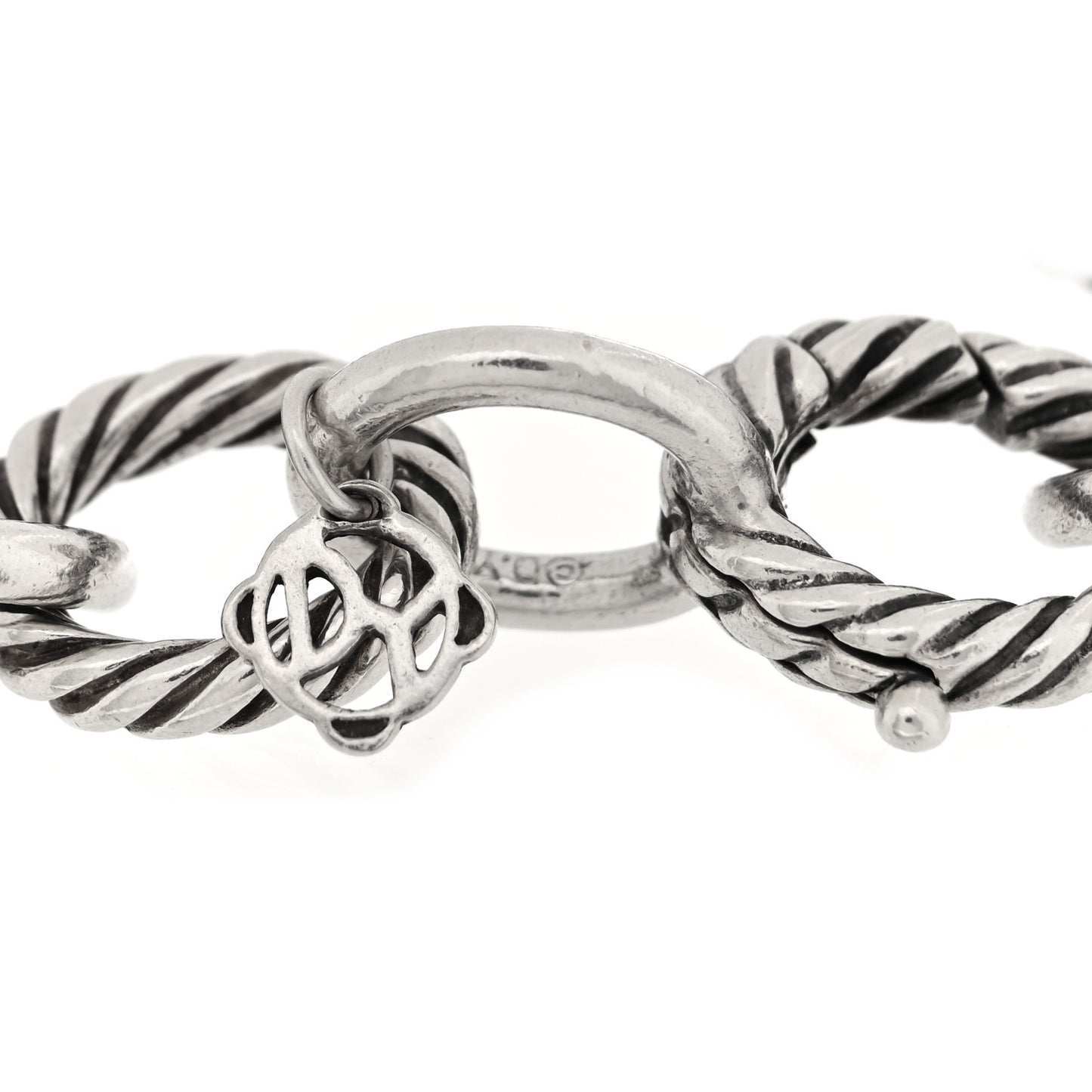 Sterling Silver 12mm Large Oval Link Bracelet