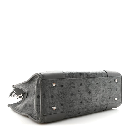 MCM Visetos Large Munchen Tote Grey 5 of 10