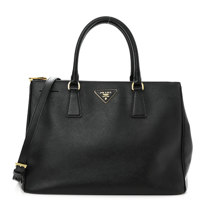 Prada Saffiano Large Galleria Double Zip Tote Black 1 of 16