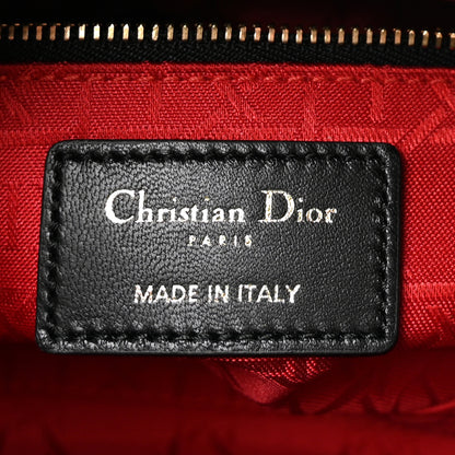 Christian Dior Lambskin Cannage Mini Lady Dior Black 6 of 10