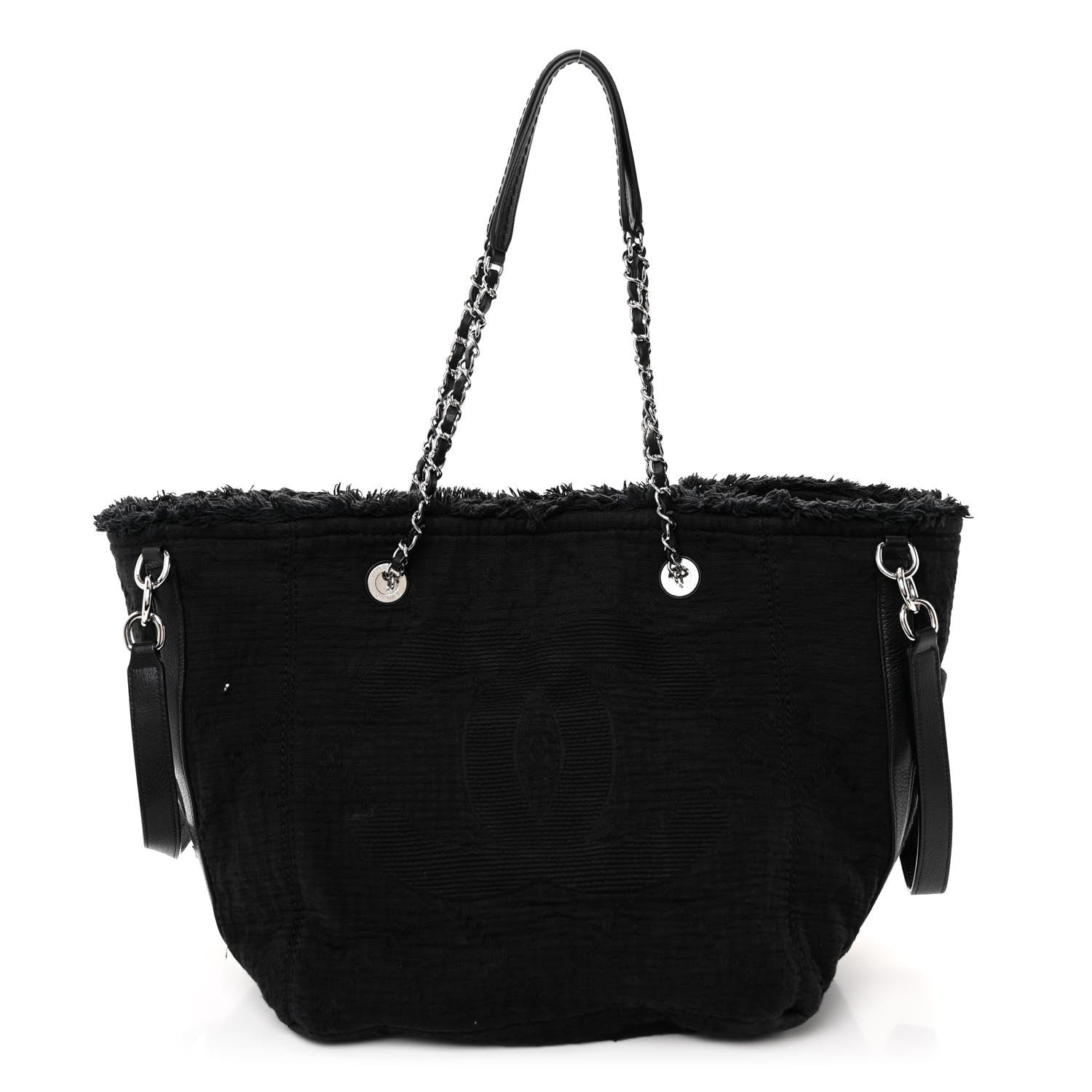 Chanel Canvas Small Double Face Tote Black 1 of 10