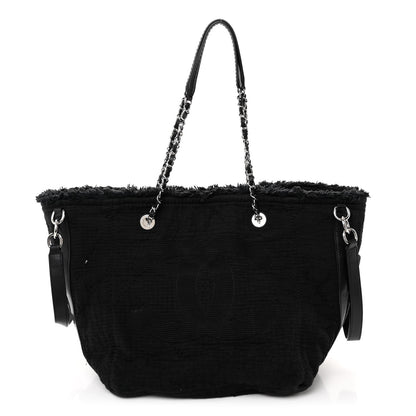 Chanel Canvas Small Double Face Tote Black 1 of 10