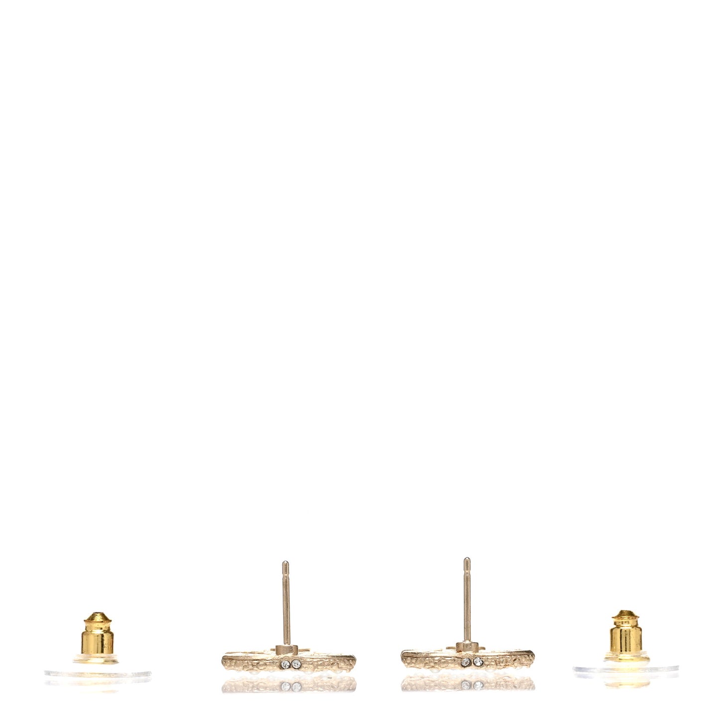 Pearl CC Earrings Light Gold