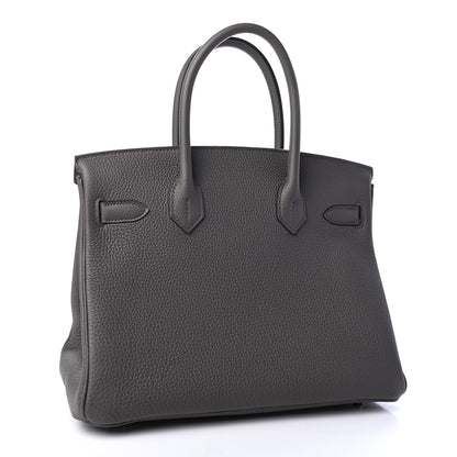 Hermes Togo Birkin 30 Etain 3 of 11