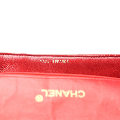 Chanel Lambskin Quilted Small Single Flap Red 6 of 19