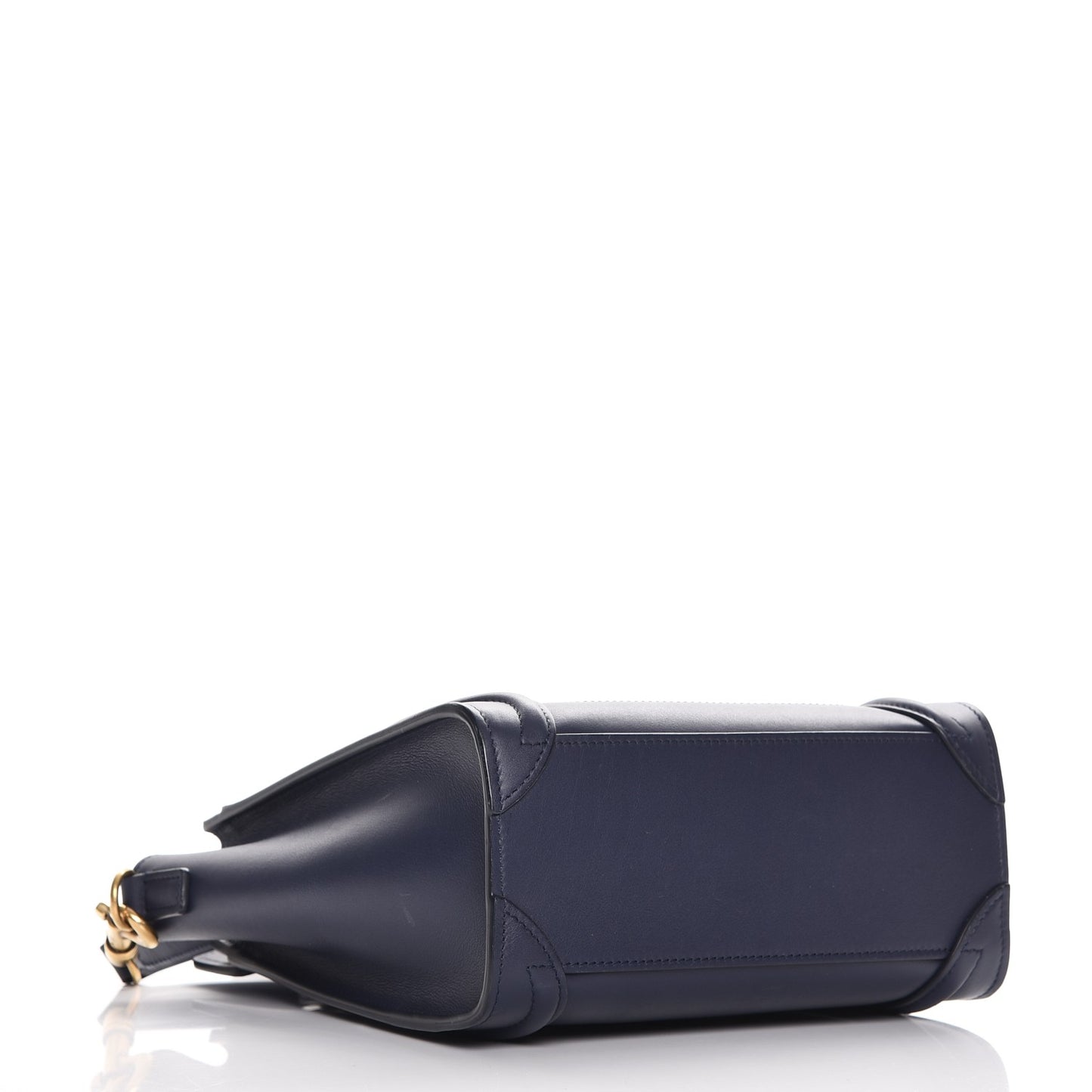 Smooth Calfskin Nano Luggage Navy Blue