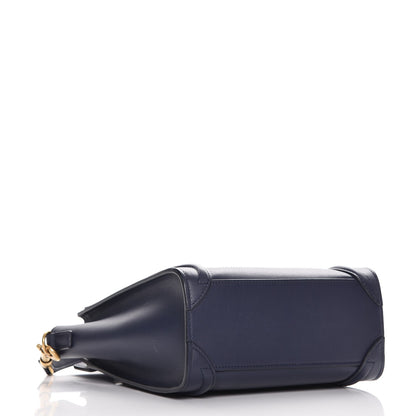 Celine Smooth Calfskin Nano Luggage Navy Blue 4 of 14
