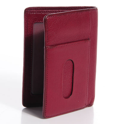 Chanel Goatskin CC ID Compact Wallet Red 3 of 7