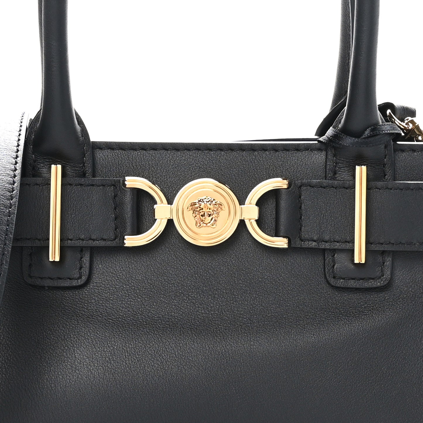 Calfskin Small Medusa '95 Tote Bag Black