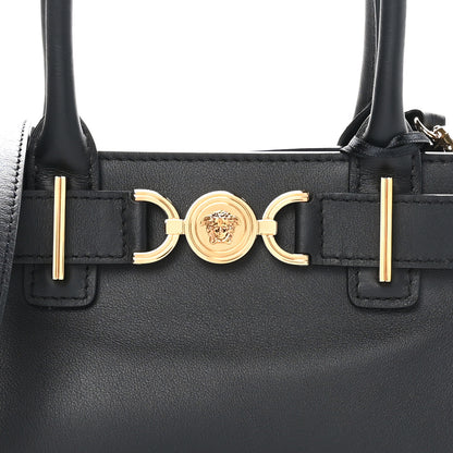 Versace Calfskin Small Medusa '95 Tote Bag Black 7 of 9