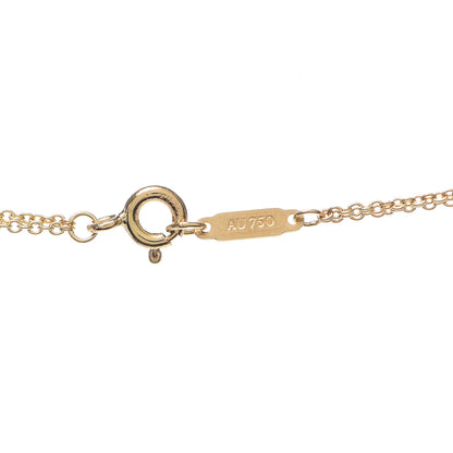 Tiffany 18K Yellow Gold Infinity Double Chain Pendant Necklace 5 of 6