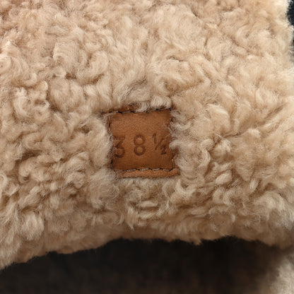 Gucci Covered Wool GG Monogram Womens Fria Horsebit Loafers 38.5 Beige Ebony Black Butterscotch 9 of 9