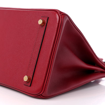 Hermes Epsom BIRKIN 30 Rouge Grenat 9 of 9