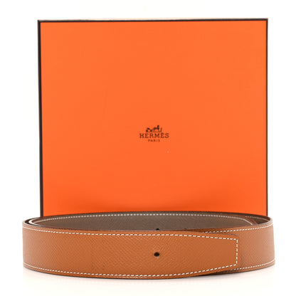 Hermes Epsom 32mm Belt Strap 80 32 Gold Etoupe 5 of 5