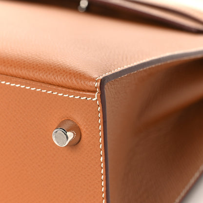 Hermes Epsom Kelly Sellier 25 Gold 10 of 12