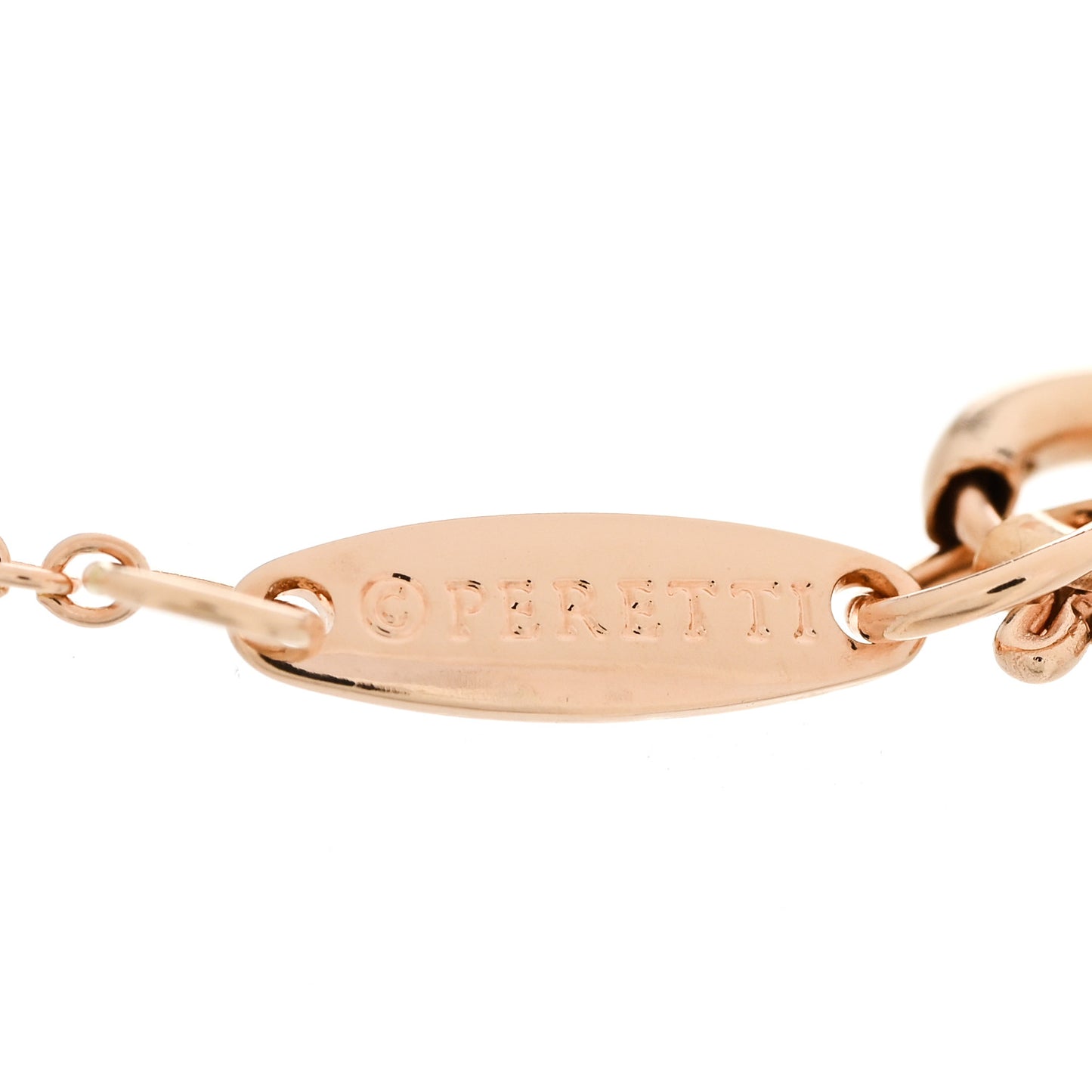 18K Rose Gold Diamond .10ct Elsa Peretti Diamonds by the Yard Bracelet