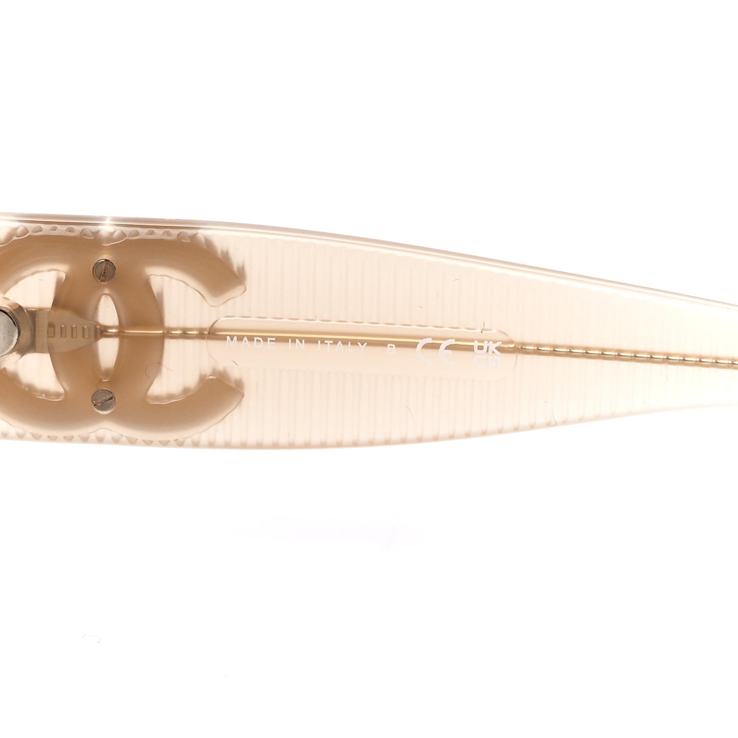 Acetate Rectangle Sunglasses 5493-A Light Yellow