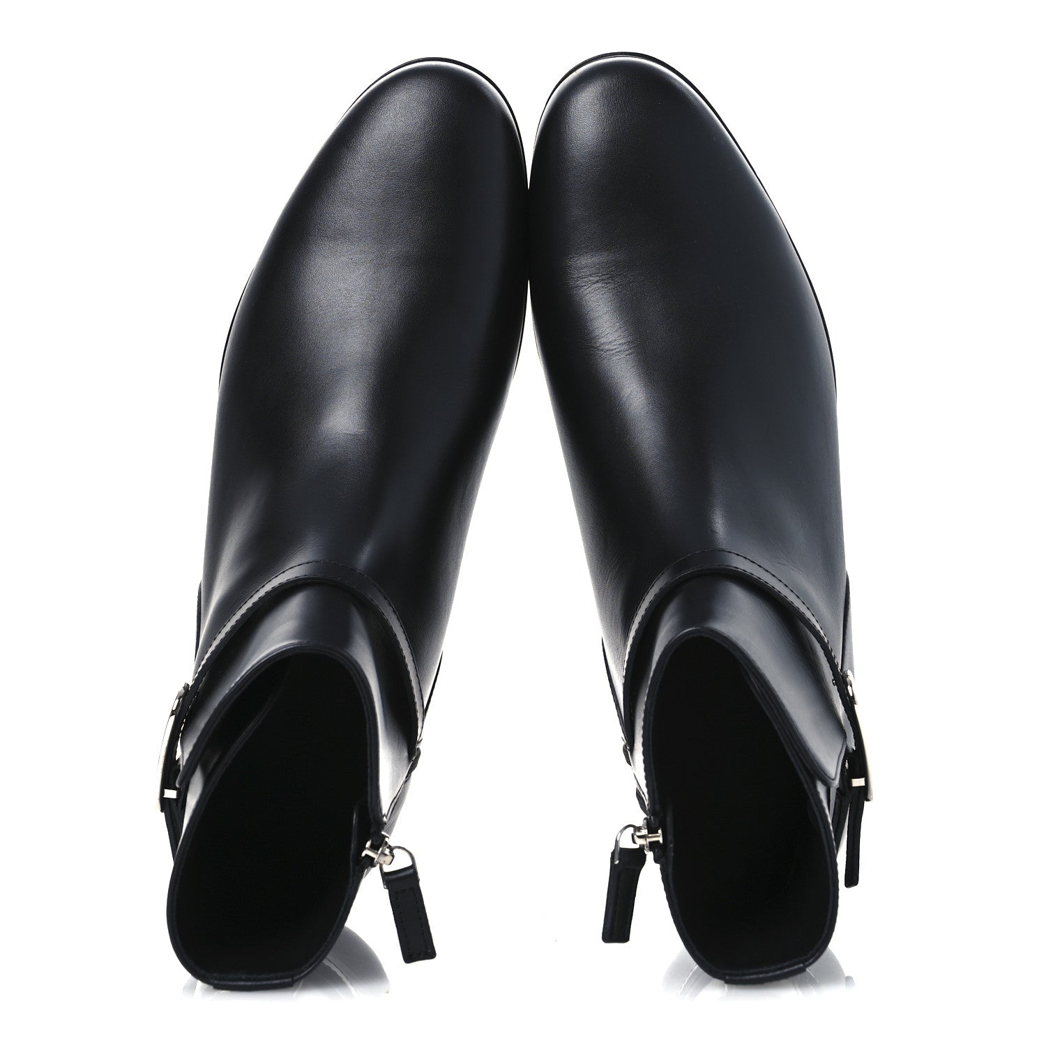 Fendi Vitello O'Lock Mens Ankle Boots 10 Black 2 of 11