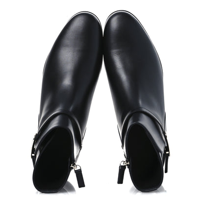 Fendi Vitello O'Lock Mens Ankle Boots 10 Black 2 of 11