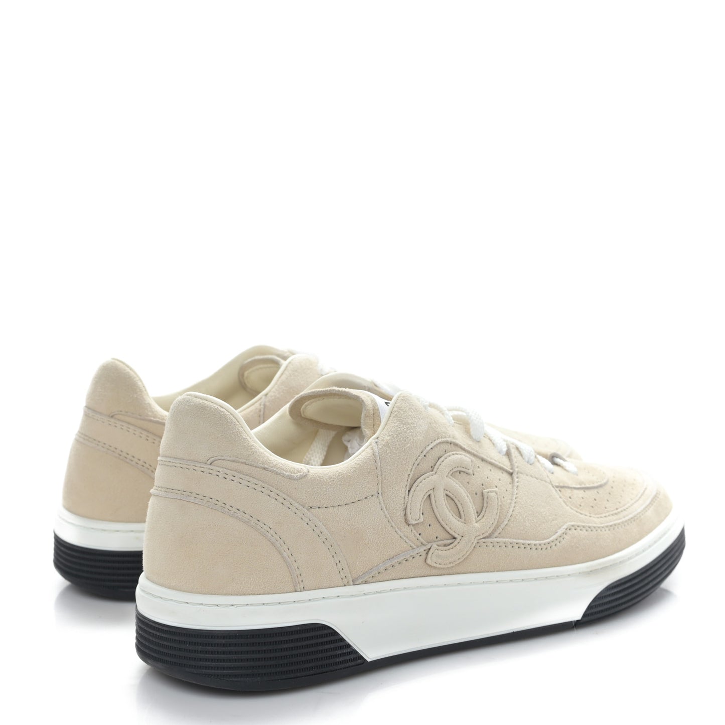 Suede Womens CC Sneakers 41 Light Beige