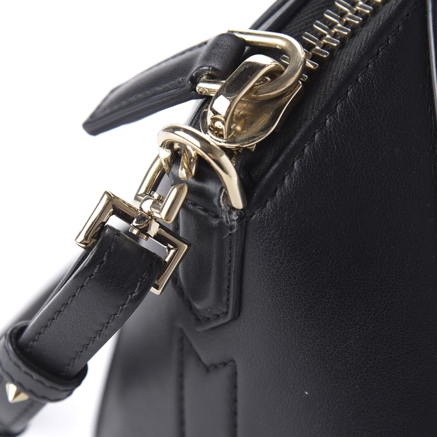 Givenchy Smooth Calfskin Triangle Studded Mini Antigona Black 11 of 11