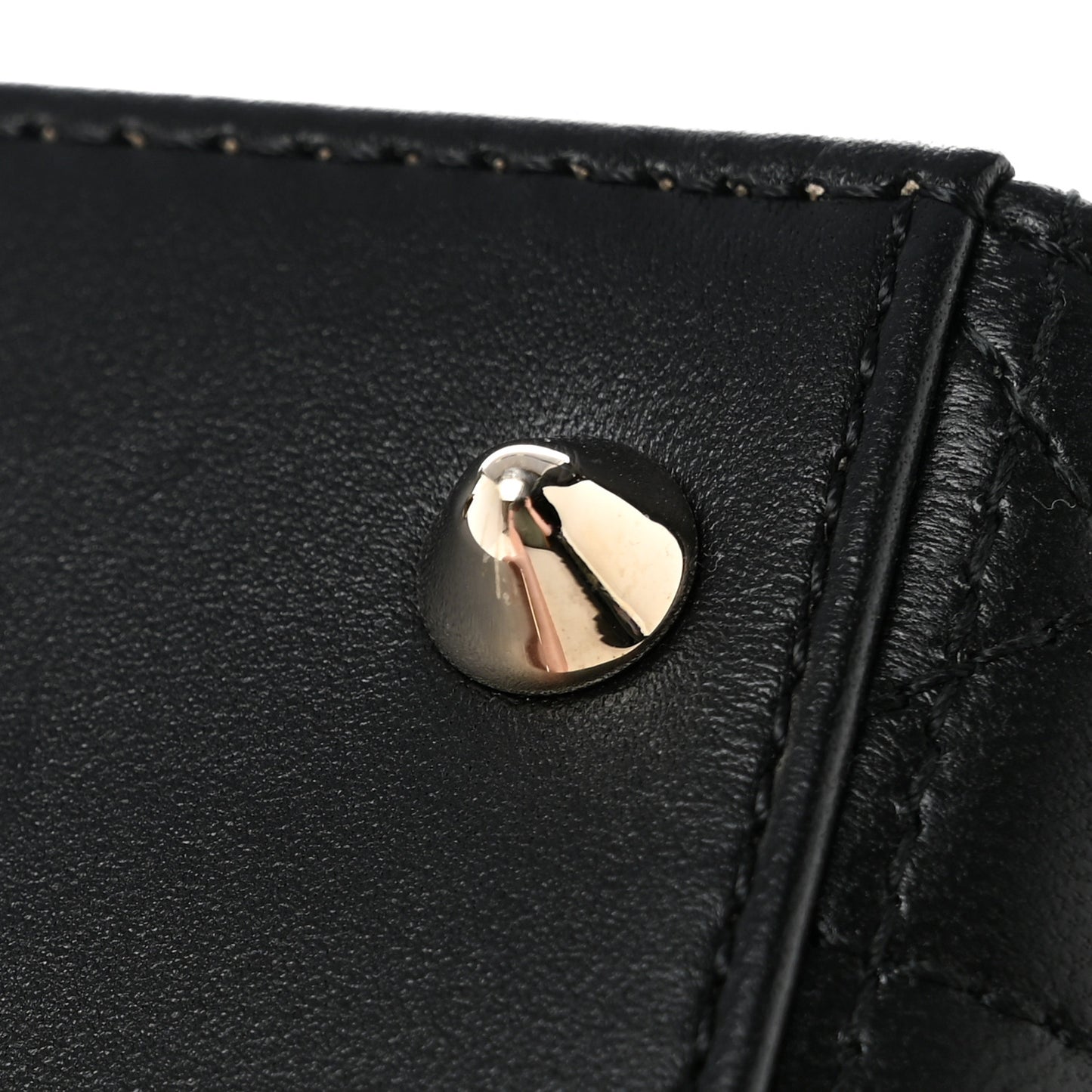 Lambskin Cannage Small Lady Dior Black