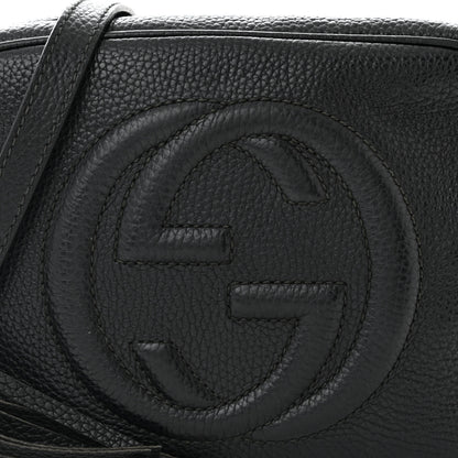 Gucci Pebbled Calfskin Small Soho Disco Bag Black 8 of 10