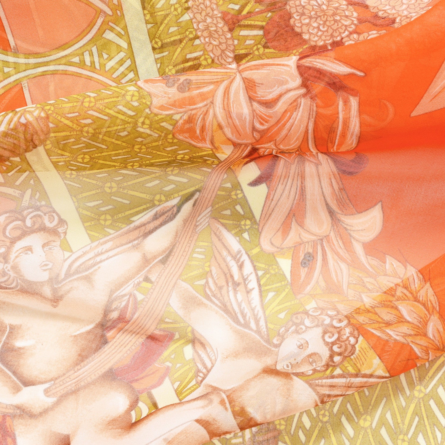 Hermes Silk Mousseline Amours Scarf 90 4 of 8
