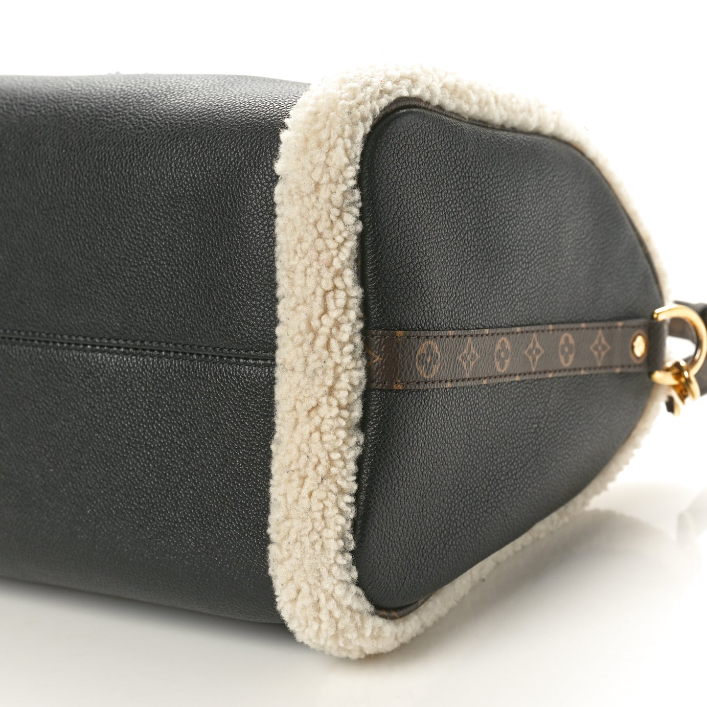 Calfskin Monogram Teddy Speedy Bandouliere 30 Black