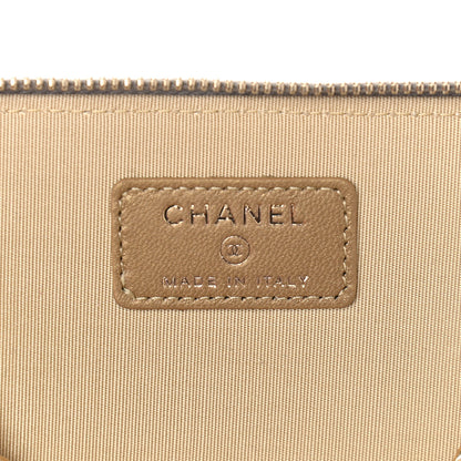 Chanel Lambskin Quilted Small Pearl Crush Vanity Case With Chain Grey 6 of 10