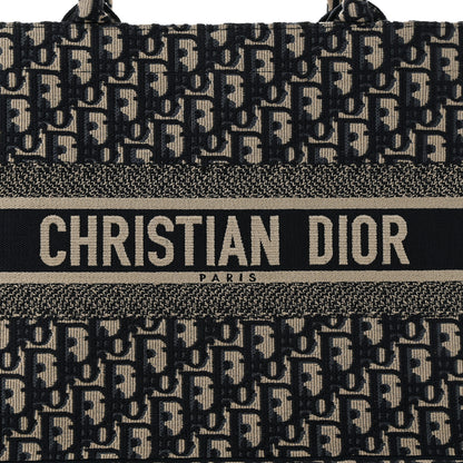 Christian Dior Oblique Medium Book Tote Blue Multicolor 8 of 10