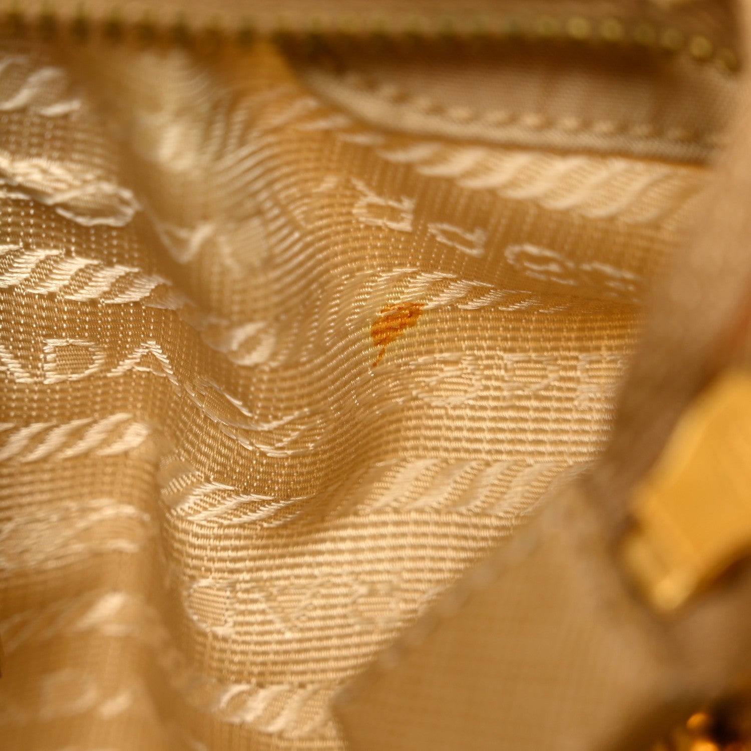 Prada Tessuto Nylon Saffiano Tote Beige 6 of 11