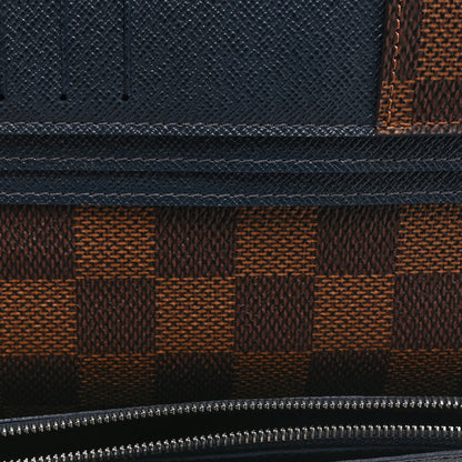 Louis Vuitton Damier Ebene Brazza Wallet Blue 6 of 12
