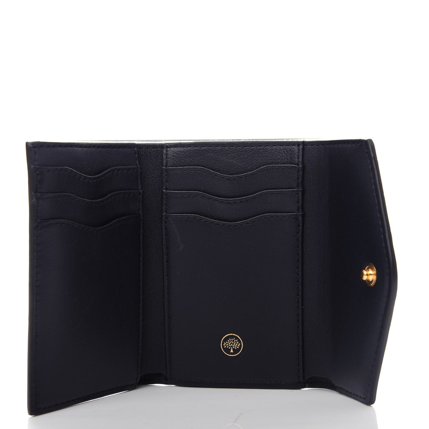 Shiny Crocodile Embossed Stud Folded Multi Card Case Wallet Scarlet