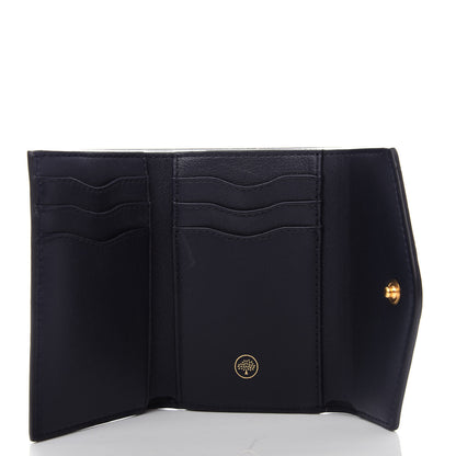 Mulberry Shiny Crocodile Embossed Stud Folded Multi Card Case Wallet Scarlet 5 of 6