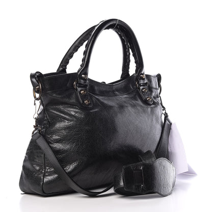 Balenciaga Agneau Classic Hardware Town Black 3 of 9