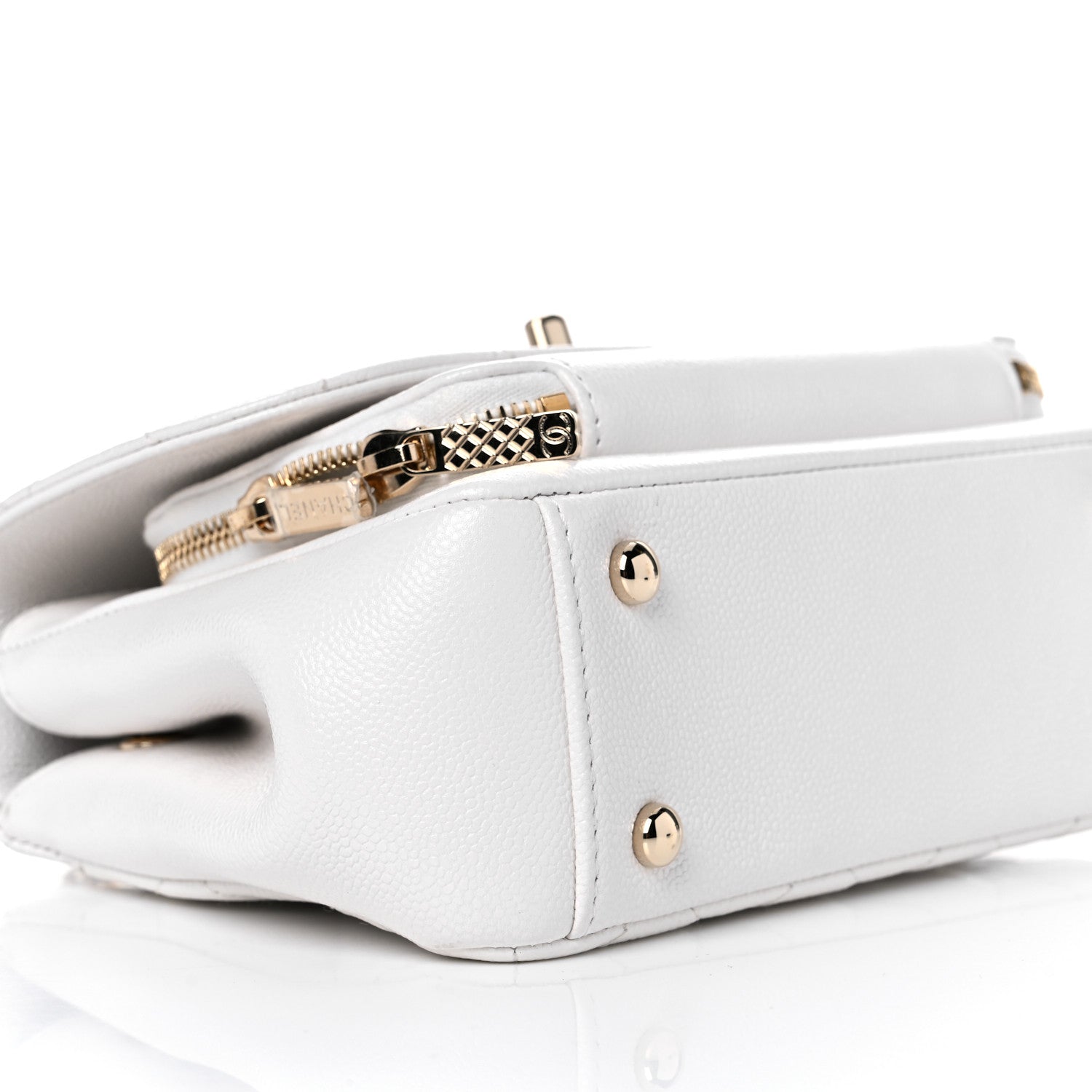Chanel Caviar Quilted Small Business Affinity Flap White 7 of 11
