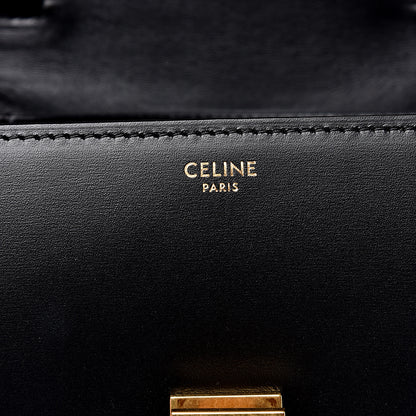 Celine Box Calfskin Small Classic Box Flap Bag Black 6 of 10