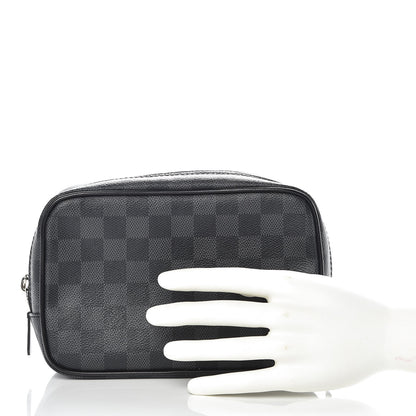 Louis Vuitton Damier Graphite Toilet Pouch PM 2 of 8