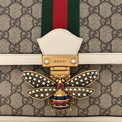 Gucci GG Supreme Monogram Medium Queen Margaret Shoulder Bag Mystic White 11 of 20