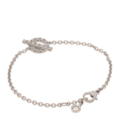Hermes 18K White Gold Diamond Finesse Bracelet XS 2 of 3